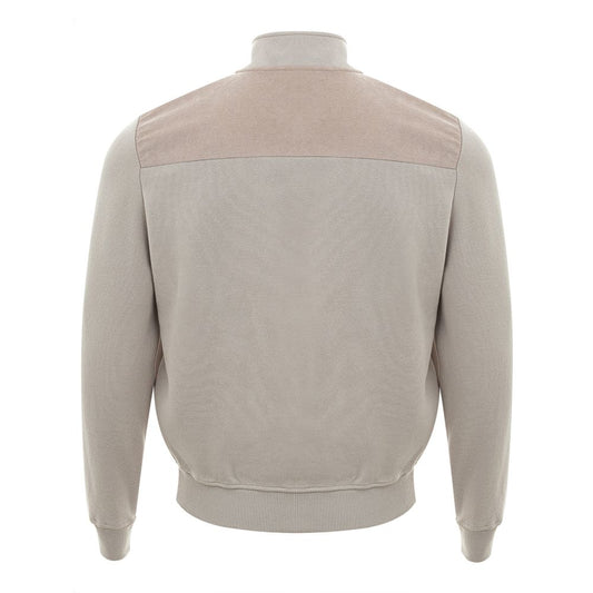 Beige Baumwoll-Cardigan für Herren