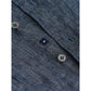 Elegant Flax Blue Shirt for Men