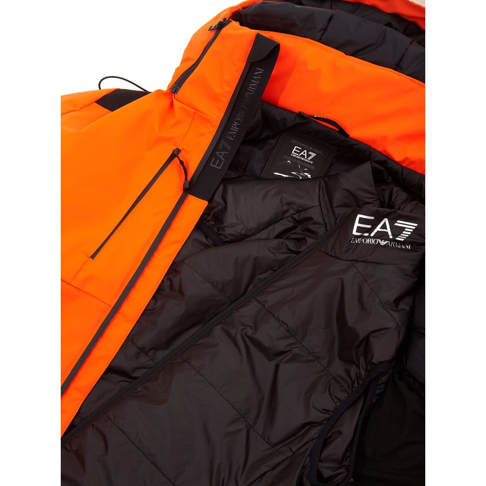 Radiant Orange EA7 Lightweight Jacket