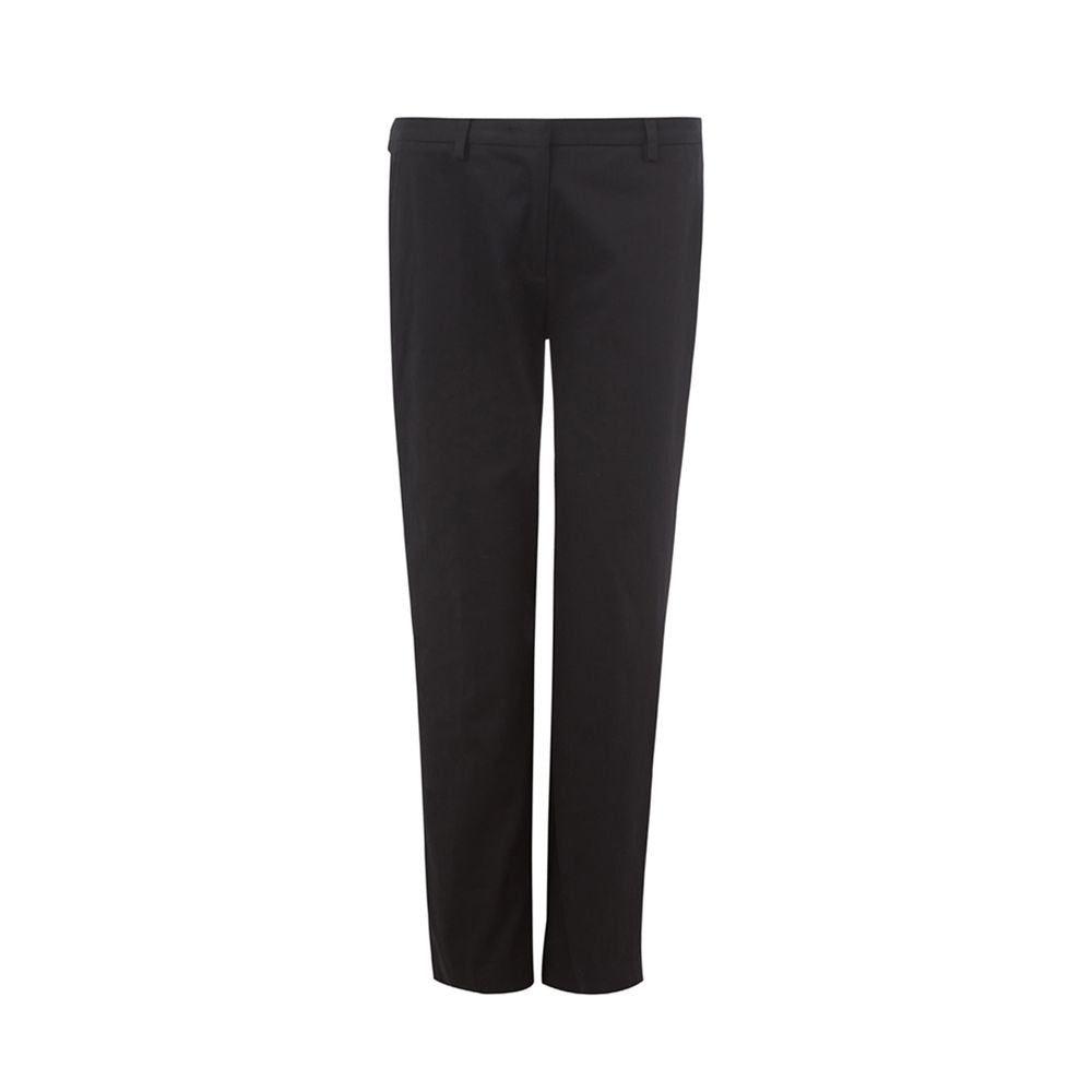 Pantaloni neri in cotone Italian Elegance