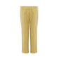 Golden Elegance Cotton Pants