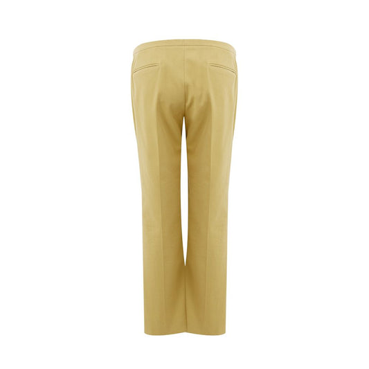 Pantaloni in cotone Golden Elegance