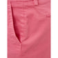 Eleganti pantaloni in cotone rosa per uno stile sofisticato