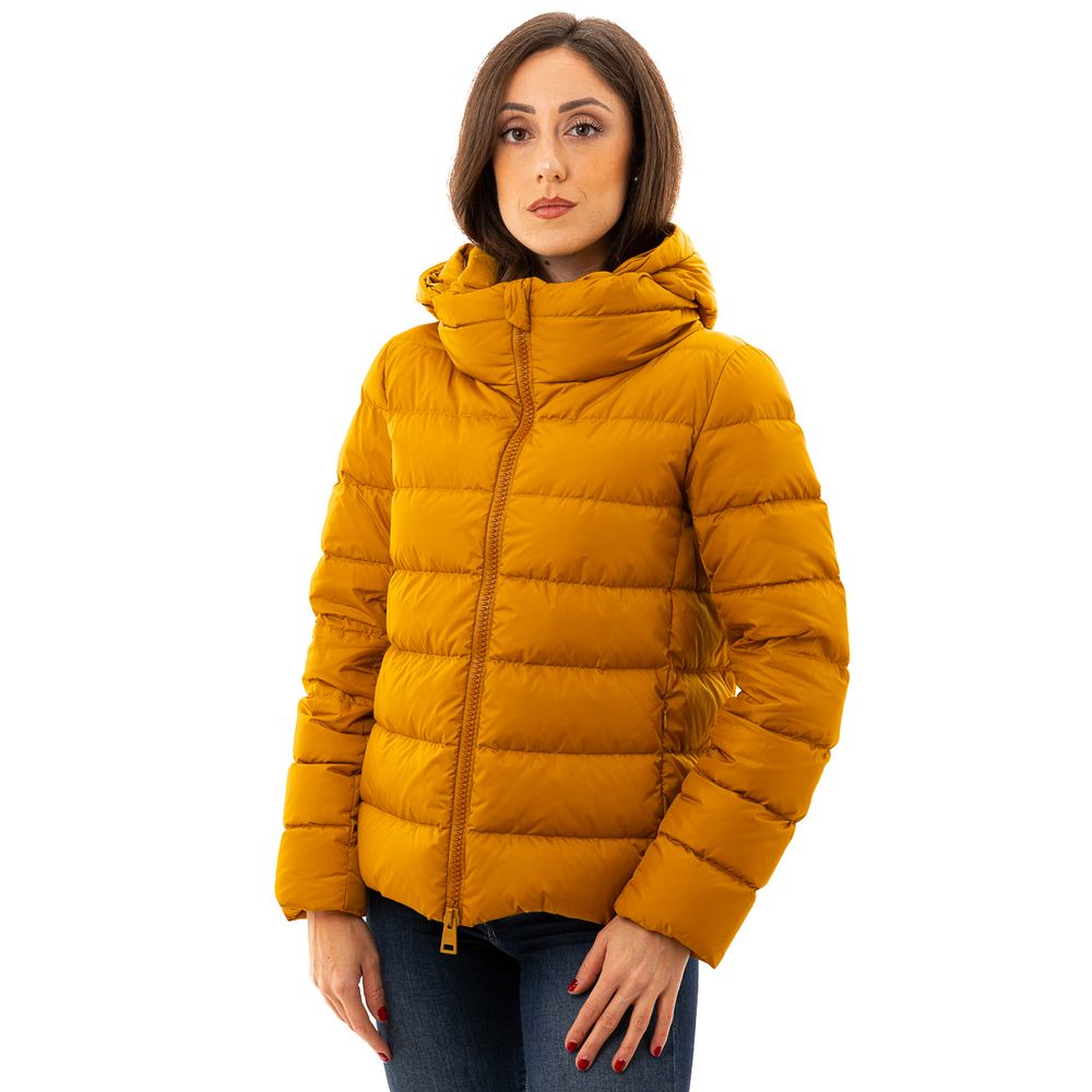 Yellow Polyamide Jackets & Coat