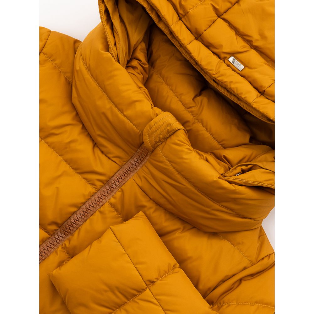 Yellow Polyamide Jackets & Coat