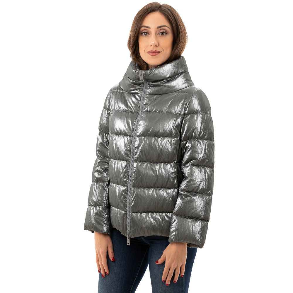 Silber Viskose Jacken &amp; Mantel