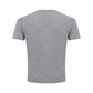 T-shirt in cotone grigio elegante per uomini alla moda