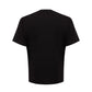 T-shirt in cotone nero elegante per uomo