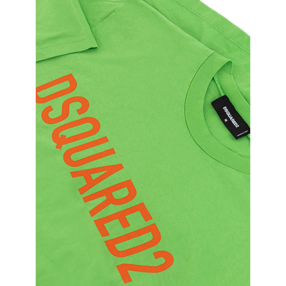 Electric Green Baumwoll-T-Shirt für Herren