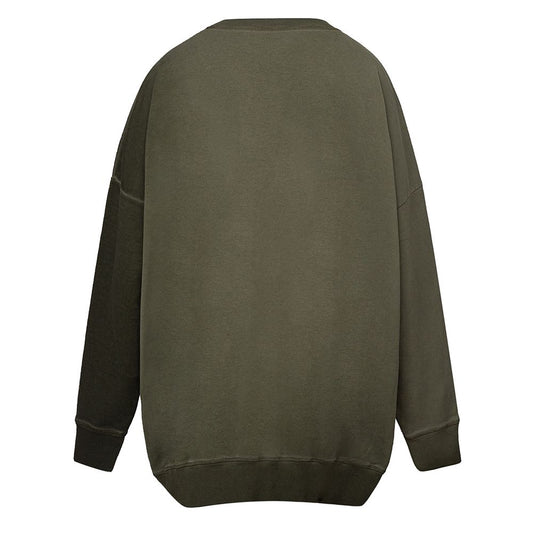 Maglione di cotone verde