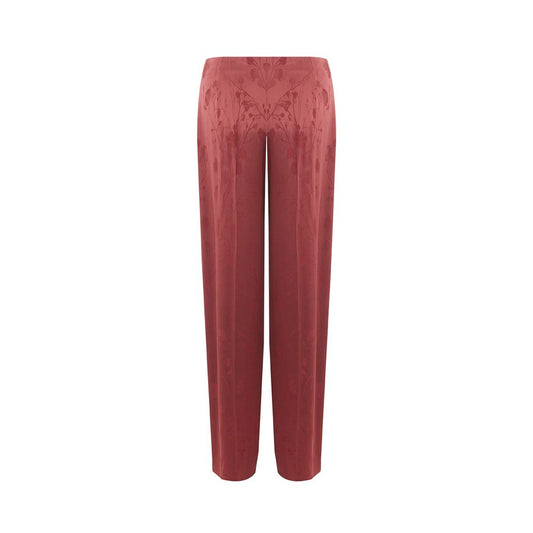 Elegant Red Tailored Pants