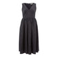 Elegant Black Polyethylene Dress