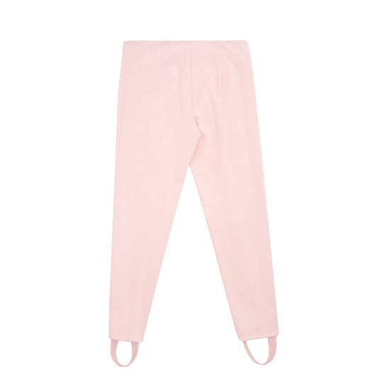 Pantaloni eleganti in viscosa rosa per uno stile chic