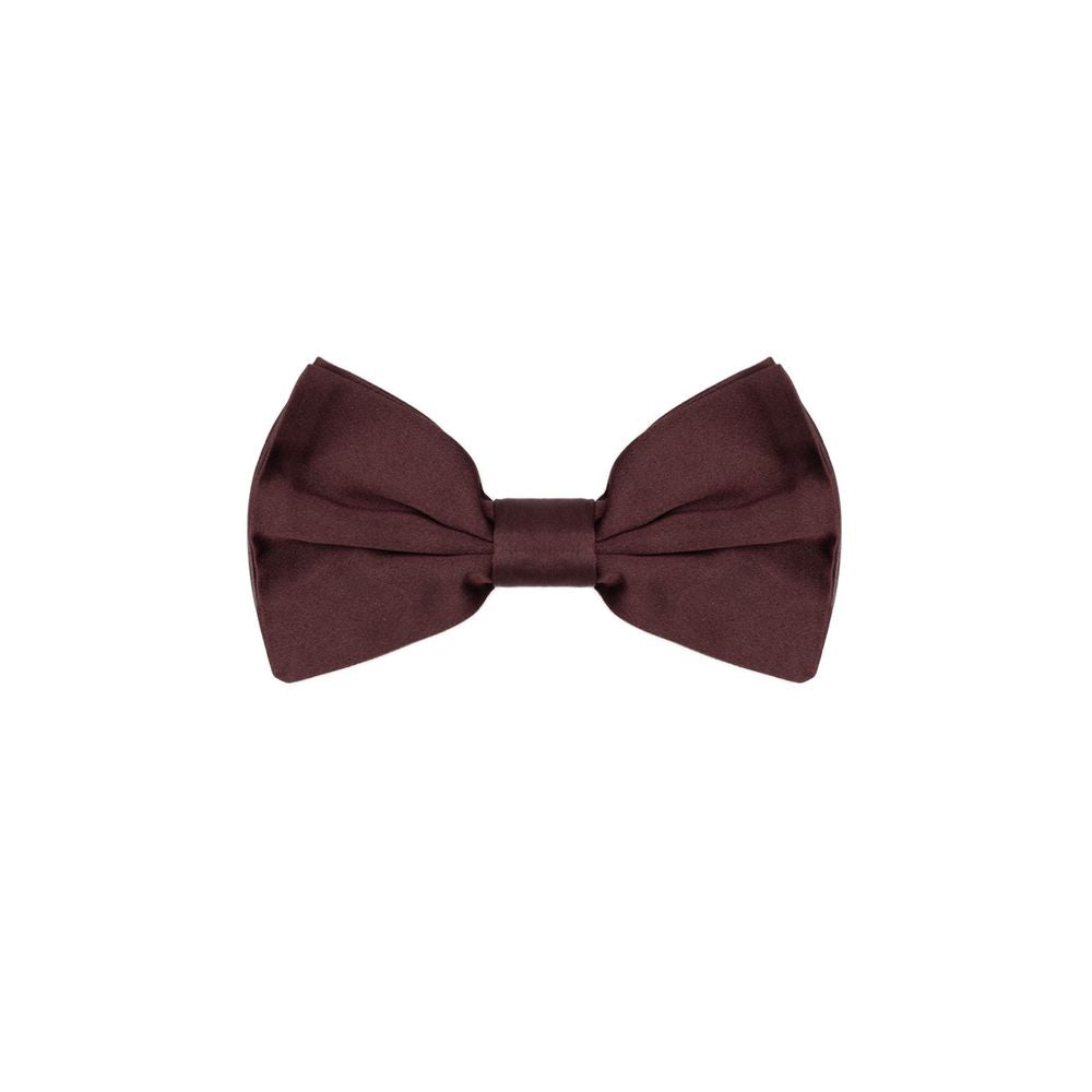 Cravatte e papillon in seta bordeaux