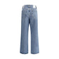 V-waist baggy Jeans