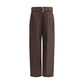 Belted linen Pants