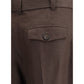 Belted linen Pants