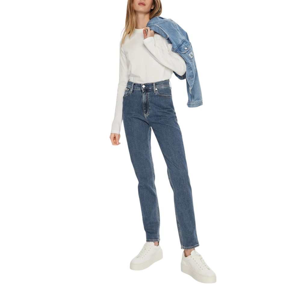 Blaue Jeans und Hose aus Baumwolle