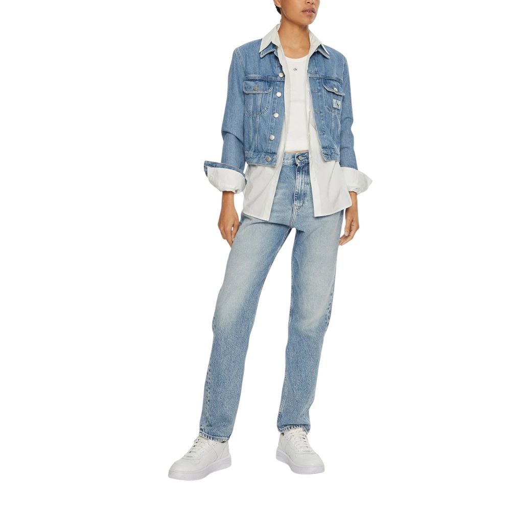 Hellblaue Jeans und Hose aus Baumwolle