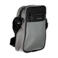 Gray Polyester Men Shoulder Bag