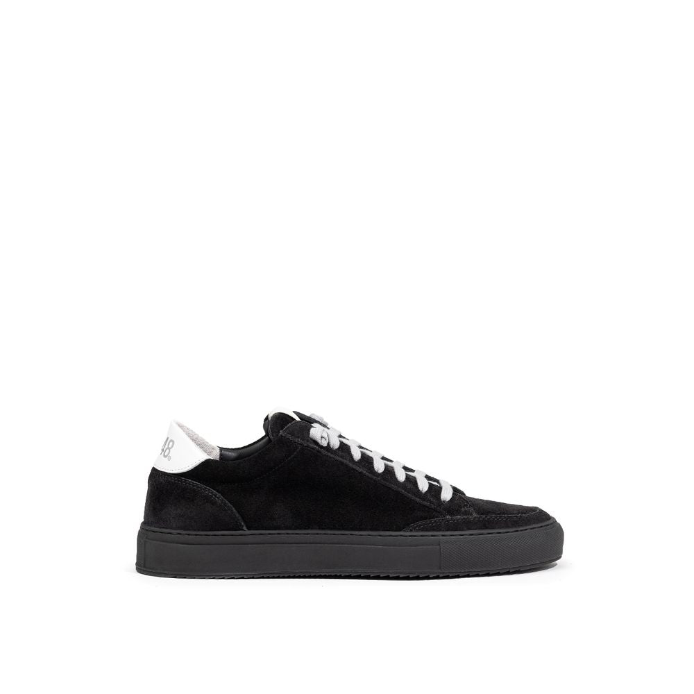 Sneaker Scamociata in Pelle Nera