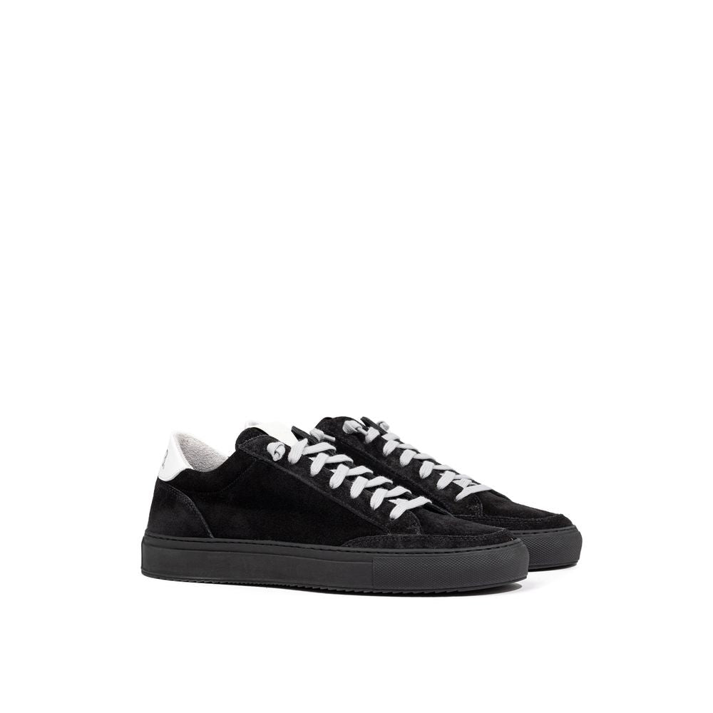 Sneaker Scamociata in Pelle Nera