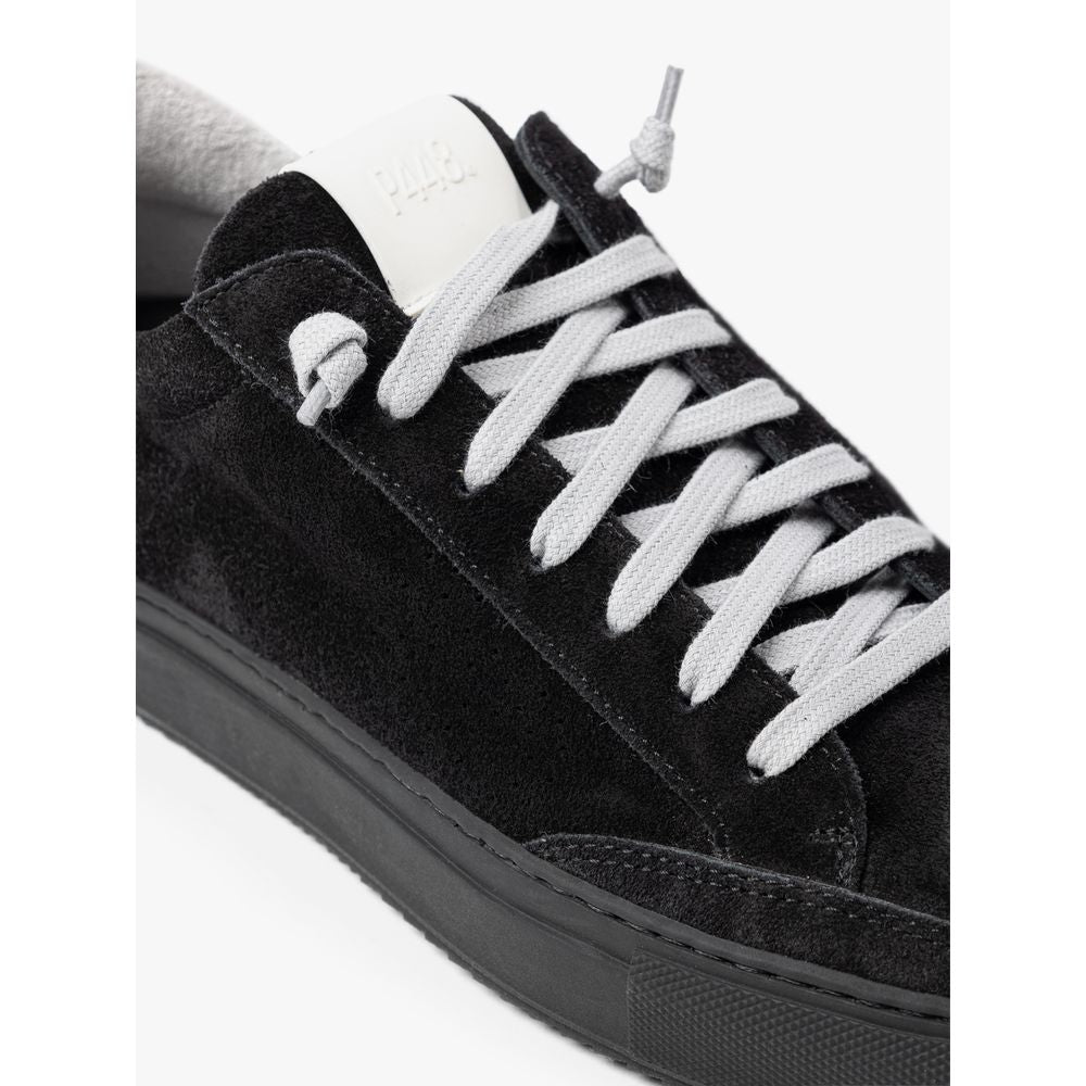 Sneaker Scamociata in Pelle Nera