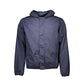 Blue Nylon Men Jacket