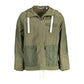 Green Cotton Men Jacket