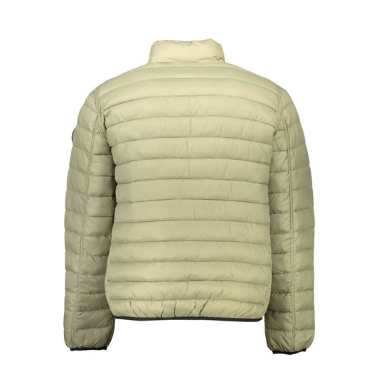 Green Nylon Men Jacket