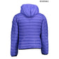 Blue Nylon Men Jacket