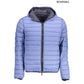 Blue Nylon Men Jacket