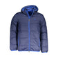 Blue Polyamide Men Jacket