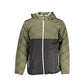 Green Polyester Men Jacket