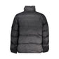 Black Polyester Men Jacket