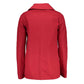 Red Cotton Women Jacket