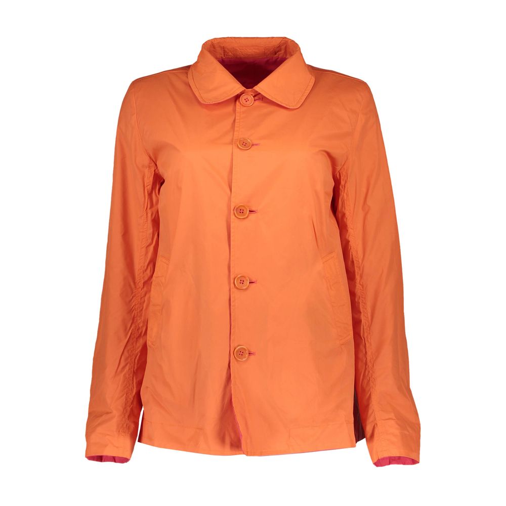 Red Cotton Women Jacket