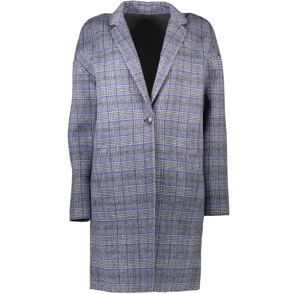 Gray Wool Women Coat