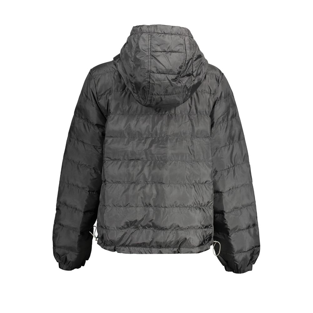 Schwarze Polyester Damenjacke