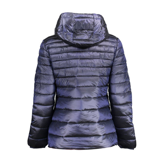 Blue Nylon Women Jacket