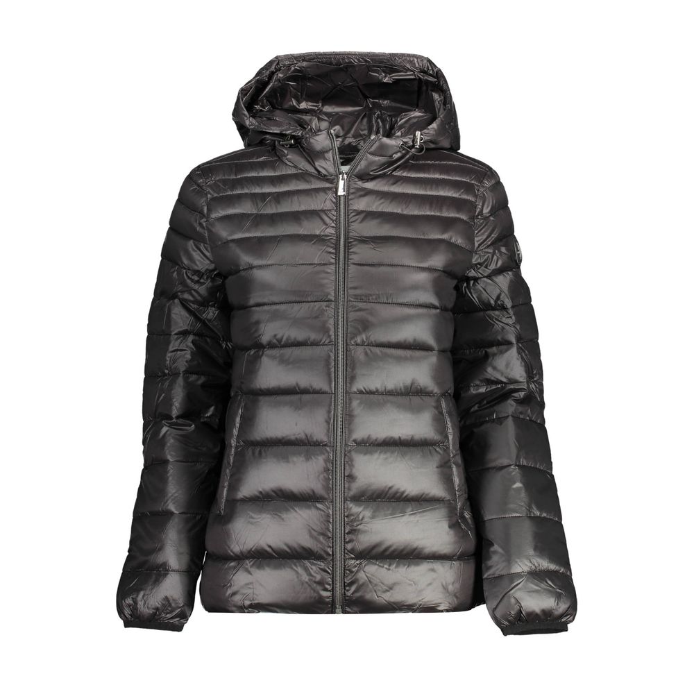 Black Nylon Women Jacket