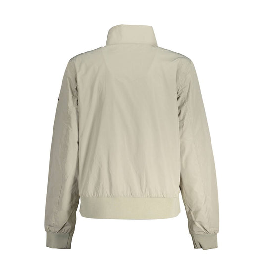 Gray Polyester Women Jacket