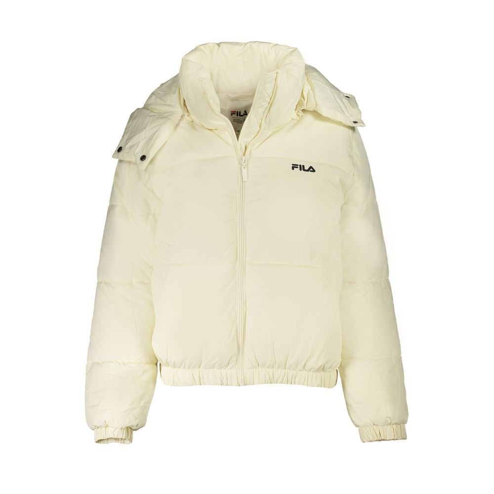 Beige Polyester Damenjacke