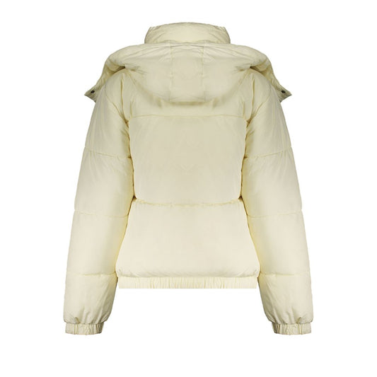 Beige Polyester Damenjacke