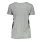 Gray Cotton Women T-Shirt