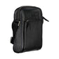 Black Leather Men Shoulder Bag