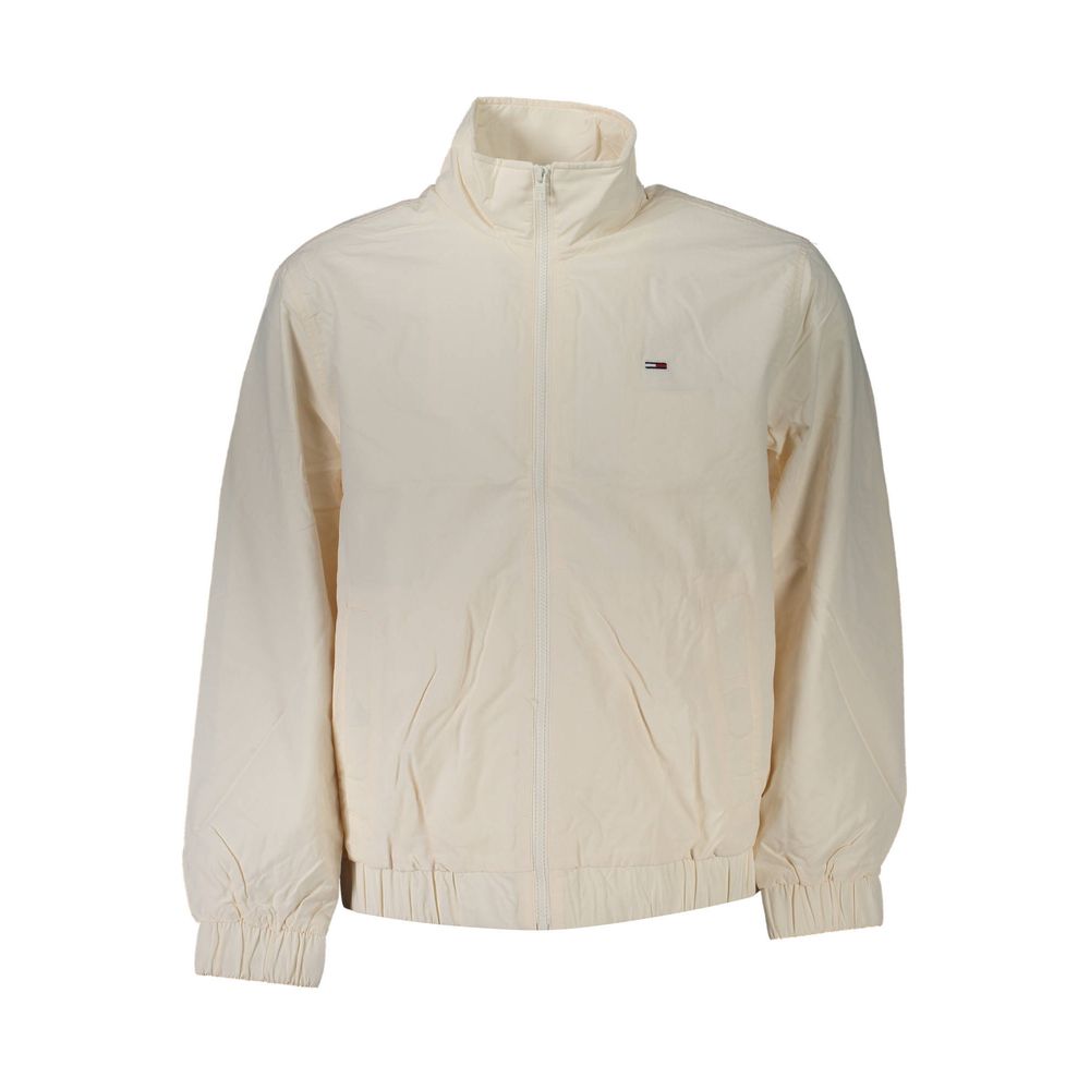 White Polyamide Men Jacket