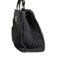 Große Shopper-Tasche aus Strick und Häkelarbeit mit DG-Logo in Schwarz