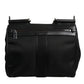 Braune Sicily-Tragetasche aus lackiertem Nylon mit Leopardenmuster