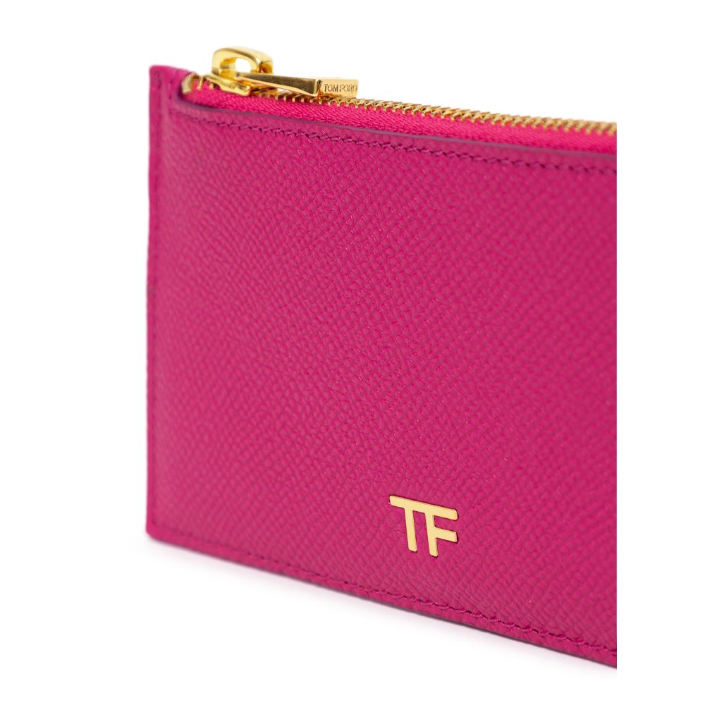 Fuchsia Lederbrieftasche